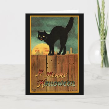 Merry Halloween Card by PrimeVintage at Zazzle