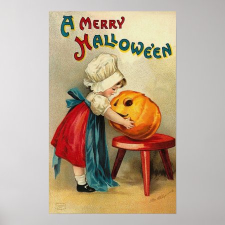 Merry Halloween Wishes Poster