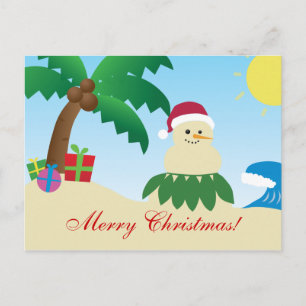 Merry Hawaii Christmas! (Mele Kalikimaka) Holiday Postcard