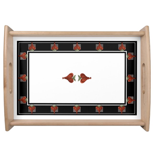 Merry Hearts Serving Tray (Front)