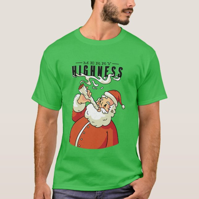 Merry Highness Santa T-Shirt (Front)