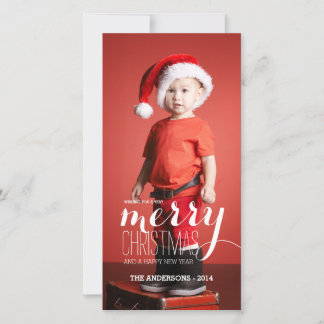 Merry Holiday Wishes | Holiday Photo Card