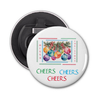 Merry Home Button Bottle Opener