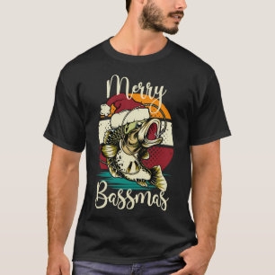Merry Ice Fishing Christmas T-Shirt