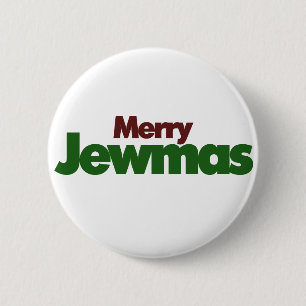 Merry Jewmas Pinback Button