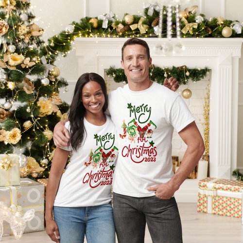 Merry Joyful Christmas 2023 Unisex T_Shirt