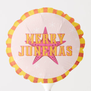 Merry Junemas Tropical Christmas Balloon