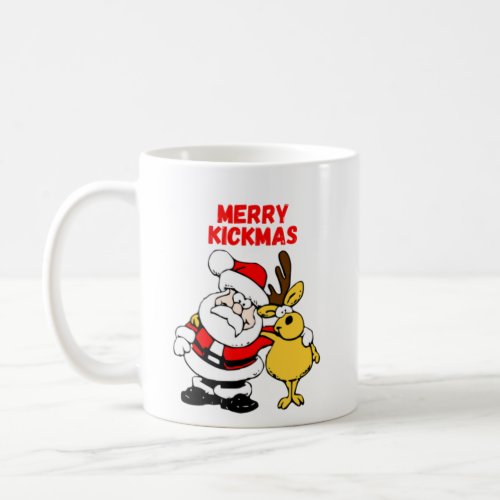 Merry Kickmas Coffee Mug