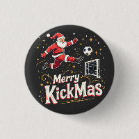 Merry Kickmas Funny Santa Claus Soccer Lovers