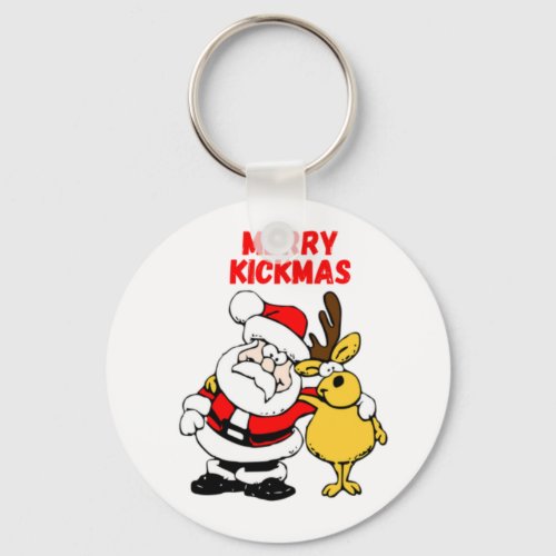 Merry Kickmas Keychain