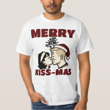 Merry Kiss-Mas Christmas T-shirt