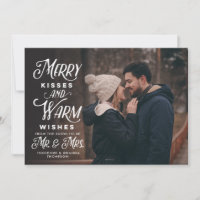 Merry Kisses and Warm Wishes Mr. Mrs. Holiday