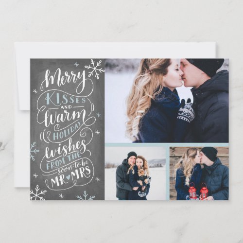 Merry Kisses Warm Wishes  Holiday  Blue  3_Photo Save The Date