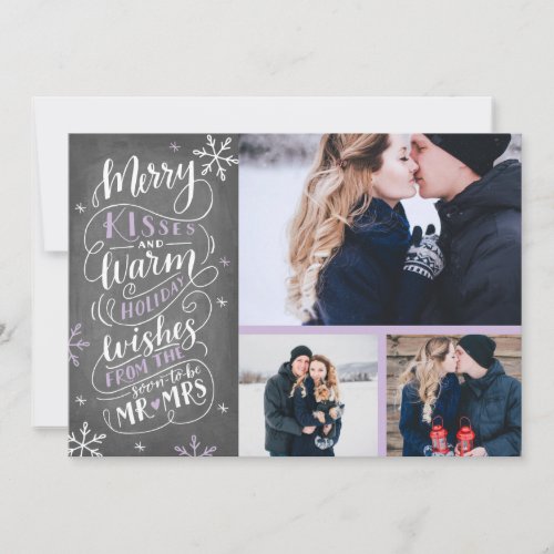 Merry Kisses Warm Wishes  Holiday  Lilac 3_Photo Save The Date