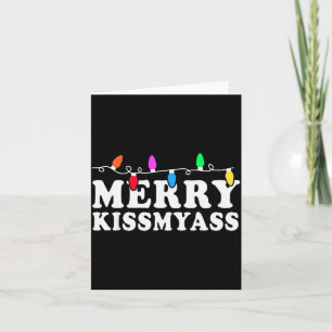 Merry Kissmy Shirt - Inappropriate Christmas Shirt Card