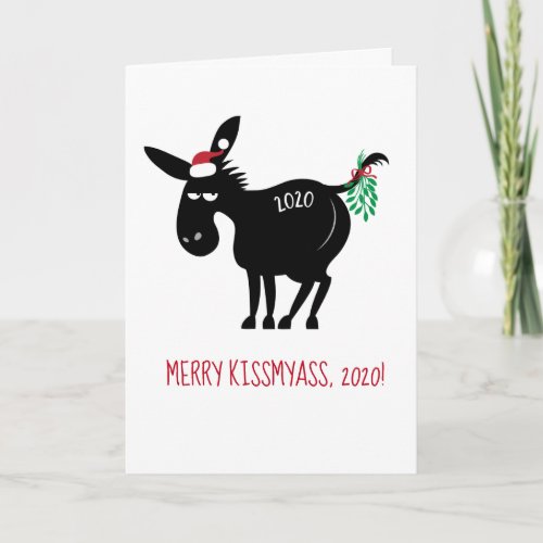 Merry KissMyAss 2020 to 2021 Year of the Ox Holiday Card