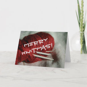 Merry Knitmas card