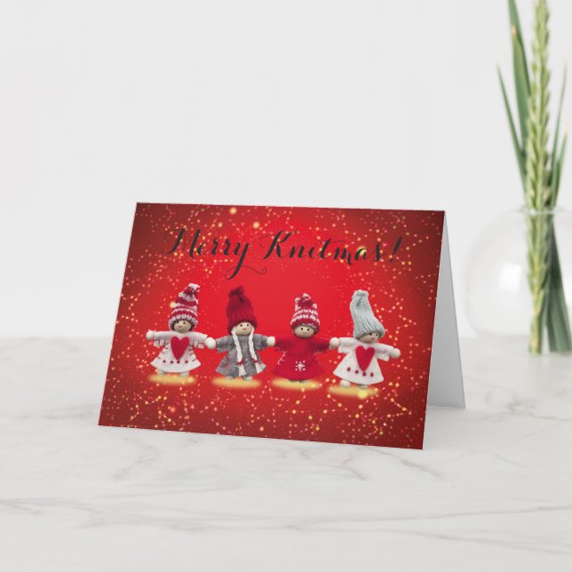 Merry Knitmas card (Front)