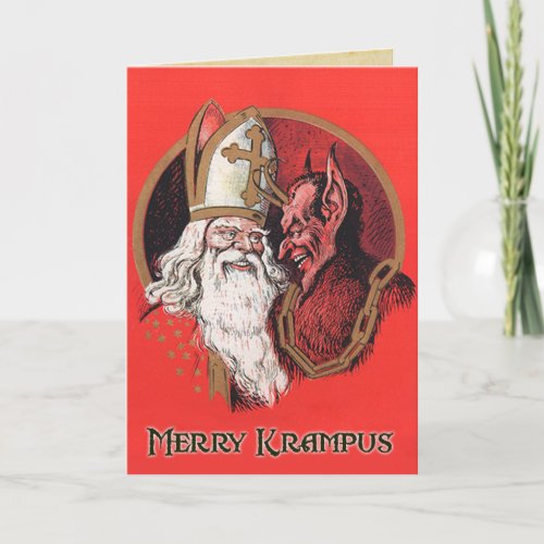 Merry Krampus Christmas Cards