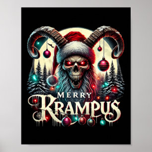 Merry Krampus Christmas Krampus Is Coming To Town Poster