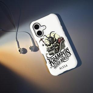 Merry Krampus Christmas Krampus Sleigh Rides iPhone 17 Case