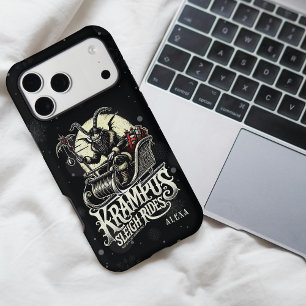 Merry Krampus Christmas Krampus Sleigh Rides iPhone 17 Pro Max Case