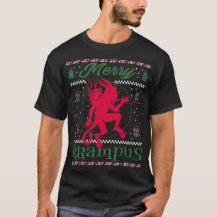 Merry Krampus Christmas Xmas Horror Ugly Sweater