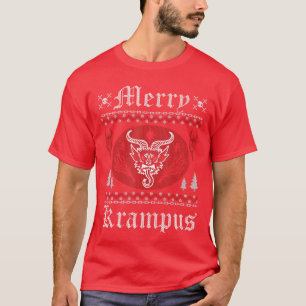 Merry Krampus Christmas Xmas Horror Ugly Sweater E
