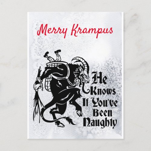 Merry Krampus Greeting Card