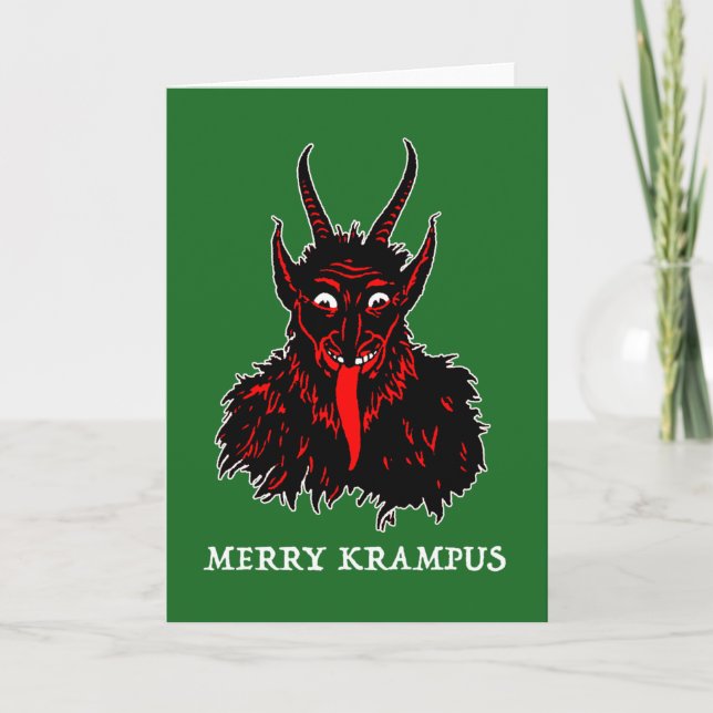 MERRY KRAMPUS HOLIDAY CARD (Front)
