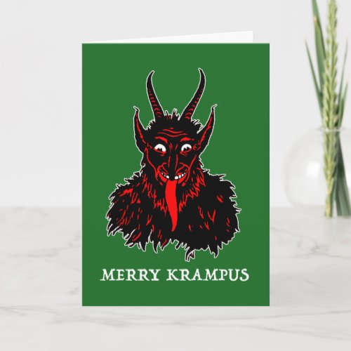 MERRY KRAMPUS HOLIDAY CARD