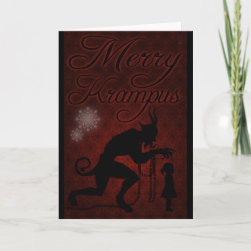 Merry Krampus Holiday Card