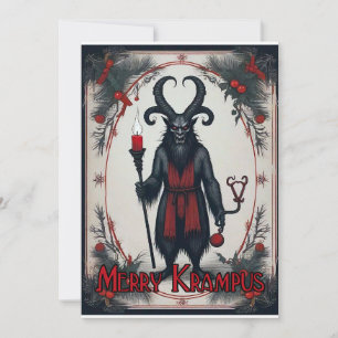 Merry Krampus Holiday Card