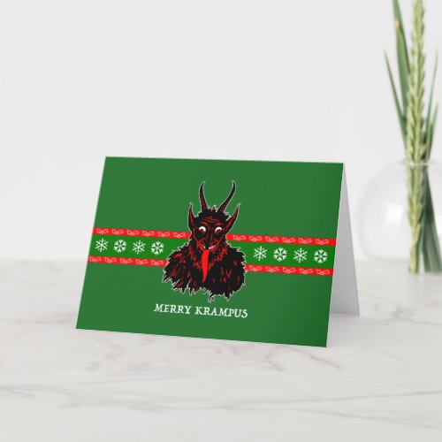 MERRY KRAMPUS HOLIDAY CARD