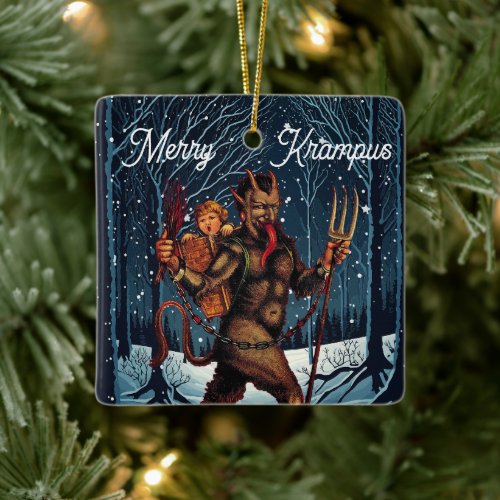 Merry Krampus Ornament