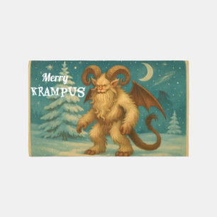 Merry Krampus Outdoor Rug