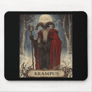 Merry Krampus Pajama Funny Christmas Horror Ugly S Mouse Pad