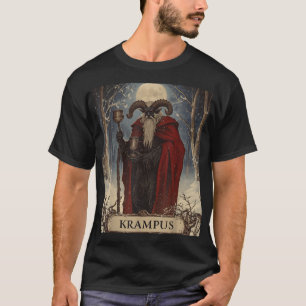 Merry Krampus Pajama Funny Christmas Horror Ugly S T-Shirt