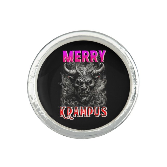 Merry Krampus Ring (Front)