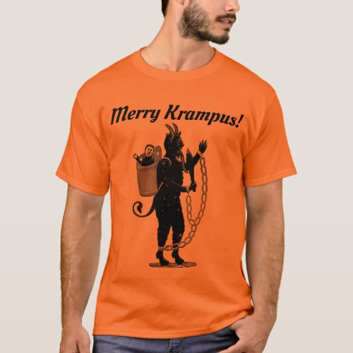 Merry Krampus Tee Funny Christmas T_Shirt