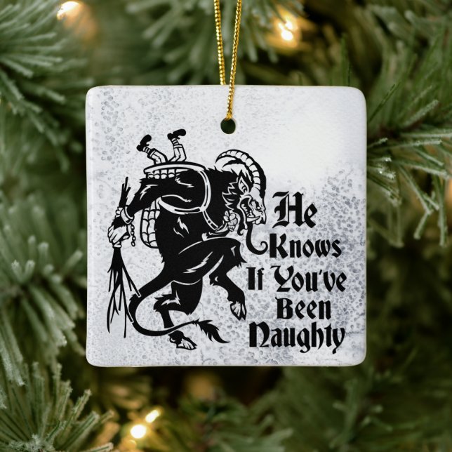 Merry Krampus Tree Ornament (Tree)