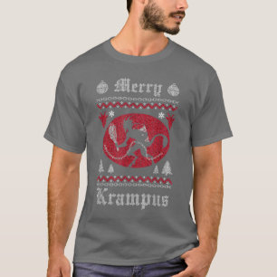 Merry Krampus, Ugly Christmas Sweater, Merry Chris T-Shirt