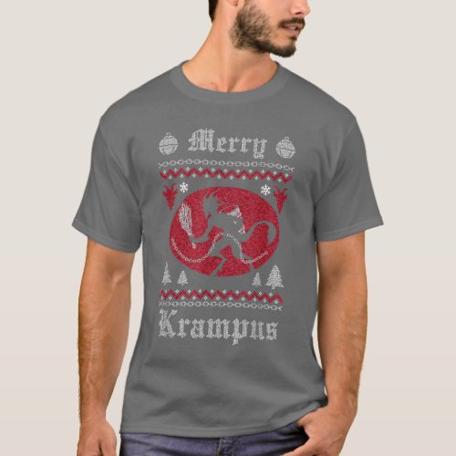 Merry Krampus Ugly Christmas Sweater Merry Chris T_Shirt