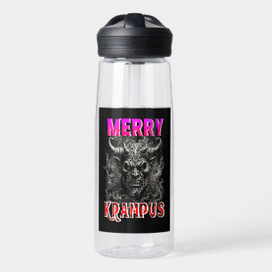 Merry Krampus Water Bottle