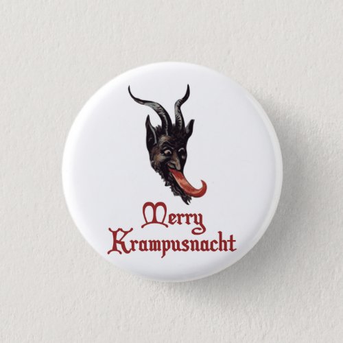 Merry Krampusnacht Button