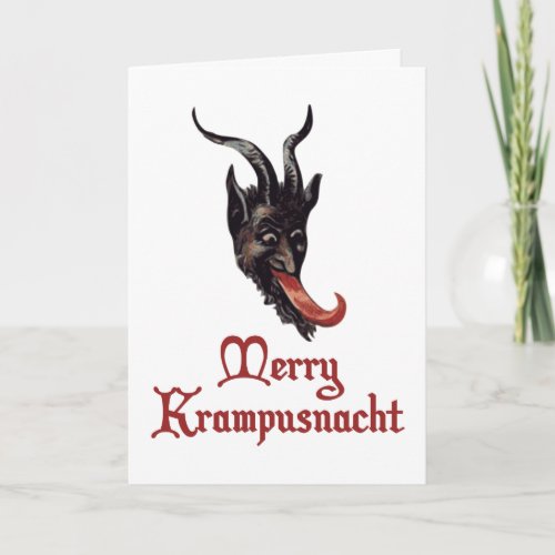 Merry Krampusnacht Holiday Card