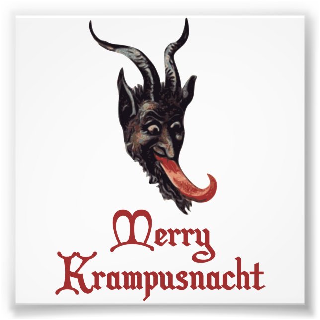 Merry Krampusnacht Photo Print (Front)