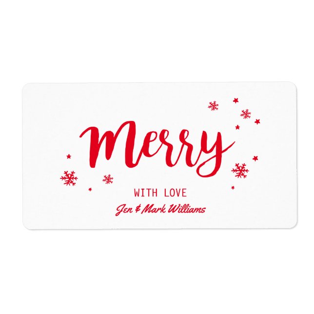 Merry Label (Front)