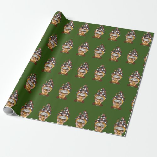 Merry Latte Gnome  Wrapping Paper