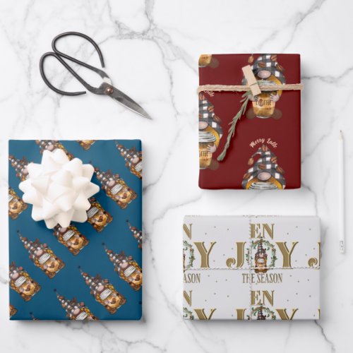 Merry Latte Gnome  Wrapping Paper Sheets